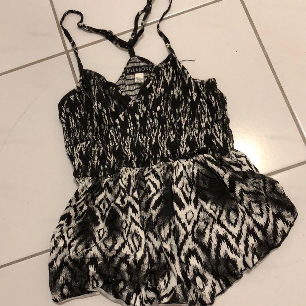 Billabong Scrunch Cute Boho Aztec Tank Racerback - Picture 2 of 3